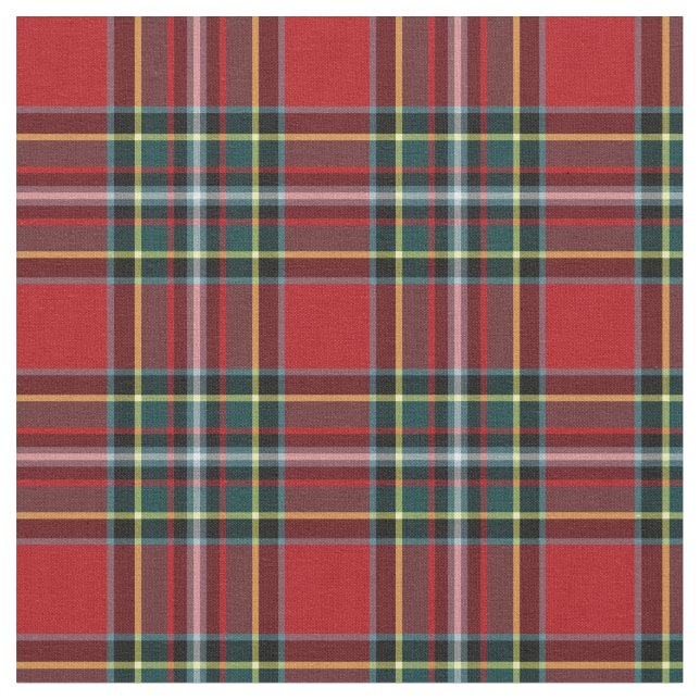 Klan Gillespie Tartan Tyg (Närbild)
