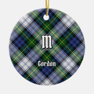 Klan Gordon Dress Tartan Ceramic Ornament