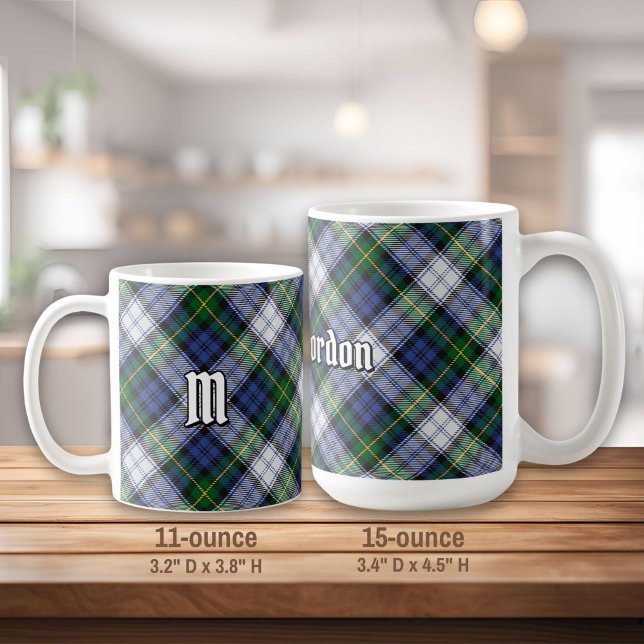 Klan Gordon Dress Tartan Coffee Mugg (Skapare uppladdad)