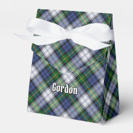 Klan Gordon Dress Tartan Favor Box Presentaskar