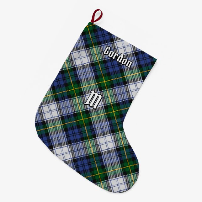 Klan Gordon Dress Tartan-julklapp Stor Julstrumpa (Framsidan (Hängande))
