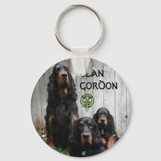 KLAN GORDON, Gordon Setter Nyckelring (Framsida)