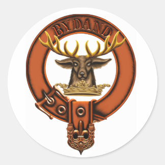 Klan Gordon Jackar av Arm-/Klan-familjestöd Runt Klistermärke