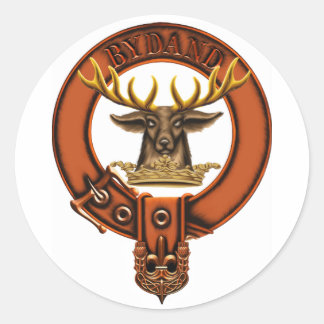 Klan Gordon Jackar av Arm-/Klan-familjestöd Runt Klistermärke