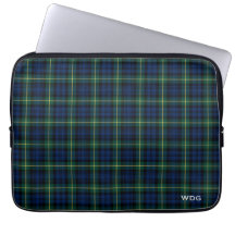 Klan Gordon Tartan Blue Play Monogrammed