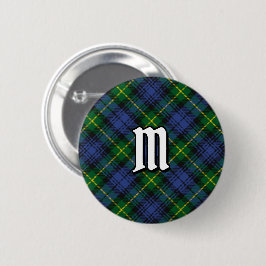 Klan Gordon Tartan Button Knapp