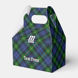 Klan Gordon Tartan Favor Box Presentaskar