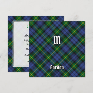 Klan Gordon Tartan Inbjudningar