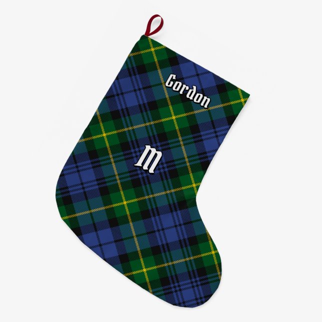 Klan Gordon Tartan-julklapp Stor Julstrumpa (Framsidan (Hängande))