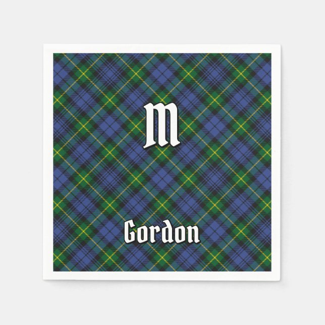Klan Gordon Tartan Napkins Pappersservett (Framsidan)