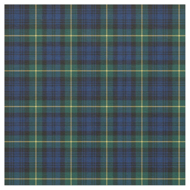 Klan Gordon Tartan Tyg (Närbild)