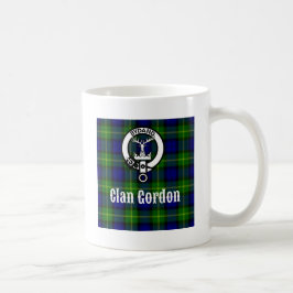 Klan Gordon Tartan Vapensköld Kaffemugg