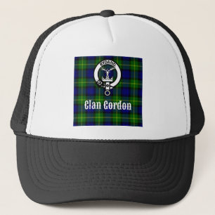 Klan Gordon Tartan Vapensköld Keps