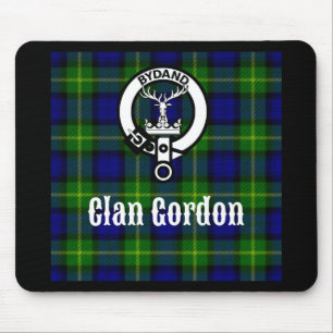 Klan Gordon Tartan Vapensköld Musmatta