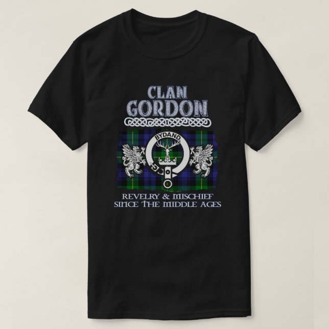 Klan Gordon vapensköld Scottish klans Scottish Sur T Shirt (Design framsida)