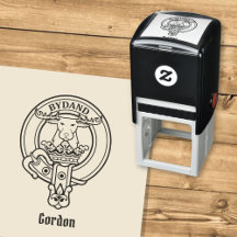 Klan Gordon Vapensköld Self-inking Frimärke