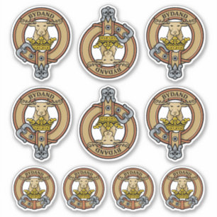 Klan Gordon Vapensköld Sticker Set Klistermärken