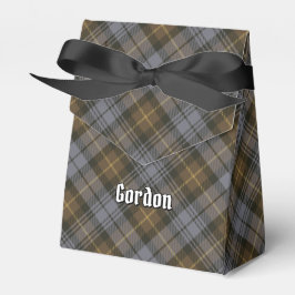 Klan Gordon Weasted Tartan Favor Box Presentaskar