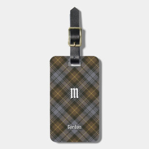 Klan Gordon Weasted Tartan Luggage Tag Bagagebricka