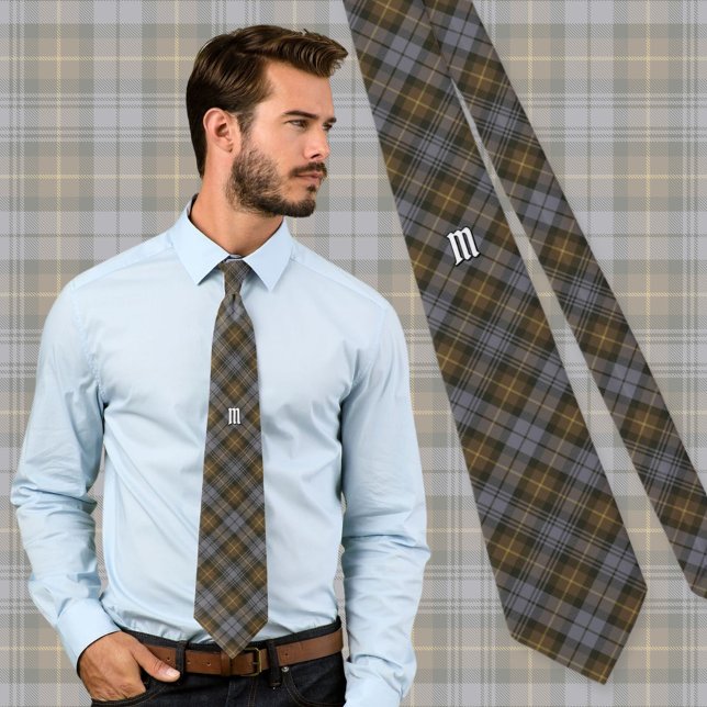 Klan Gordon Weasted Tartan Neck Tie Slips (Skapare uppladdad)