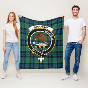 Klan Graham of Menteith Ancient Tartan Play Fleecefilt