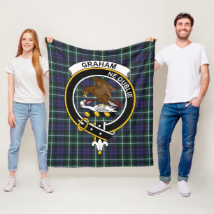 Klan Graham of Montrose Modern Tartan Play Fleecefilt
