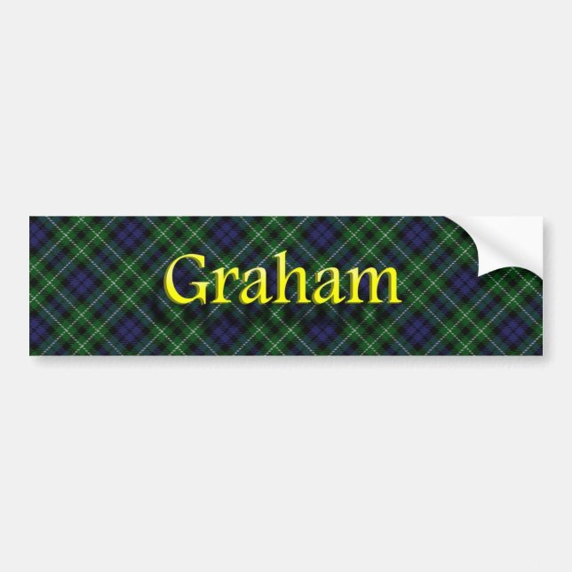 Klan Graham Scottish Bildekal (Framsidan)