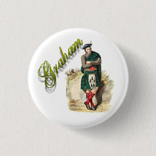 Klan Graham Scottish Dream Button Knapp