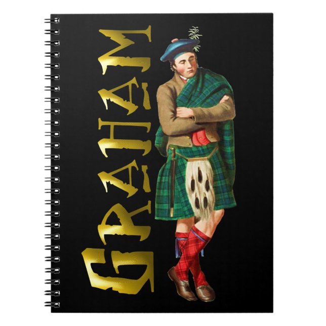 Klan Graham Scottish Highland Dreams Anteckningsbok (Framsidan)