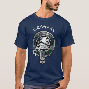 Klan Graham Vapensköld & Dress Tartan T Shirt