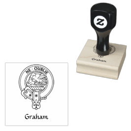 Klan Graham Vapensköld Rubber Frimärke Stämpel