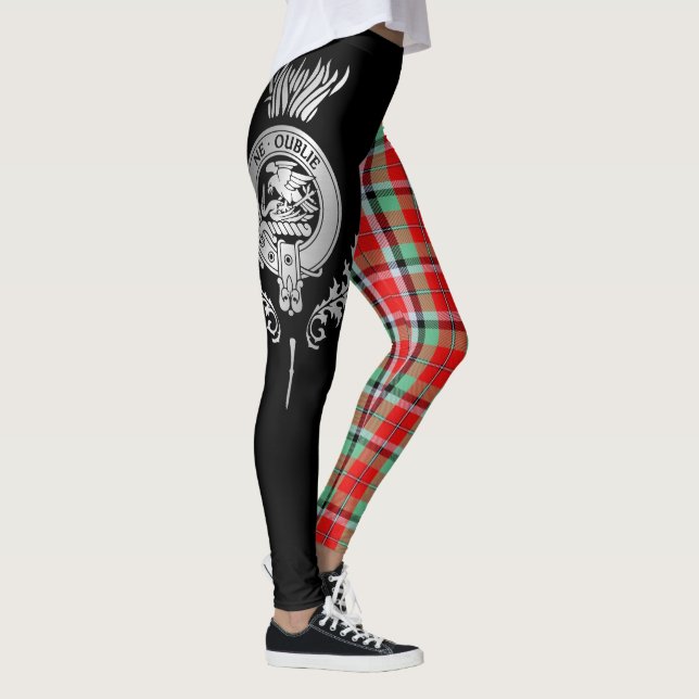 Klan Graham Vapensköld & Tartan Leggings (Höger)