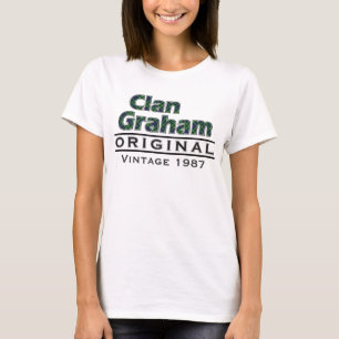 Klan Graham Vintage Anpassa ditt födelsedag Tee