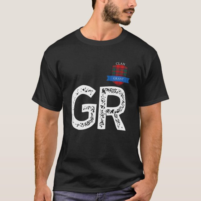 Klan Grant G och R Family Matching T Shirt (Framsida)