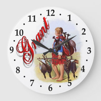 Klan Grant Scottish Dream Clock Stor Klocka