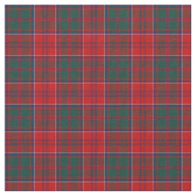 Klan Grant Tartan Tyg (Närbild)
