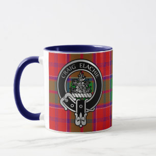 Klan Grant Vapensköld & Tartan Mugg