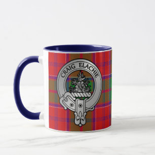 Klan Grant Vapensköld & Tartan Mugg