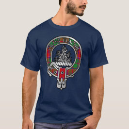 Klan Grant Vapensköld & Tartan T-Shirt