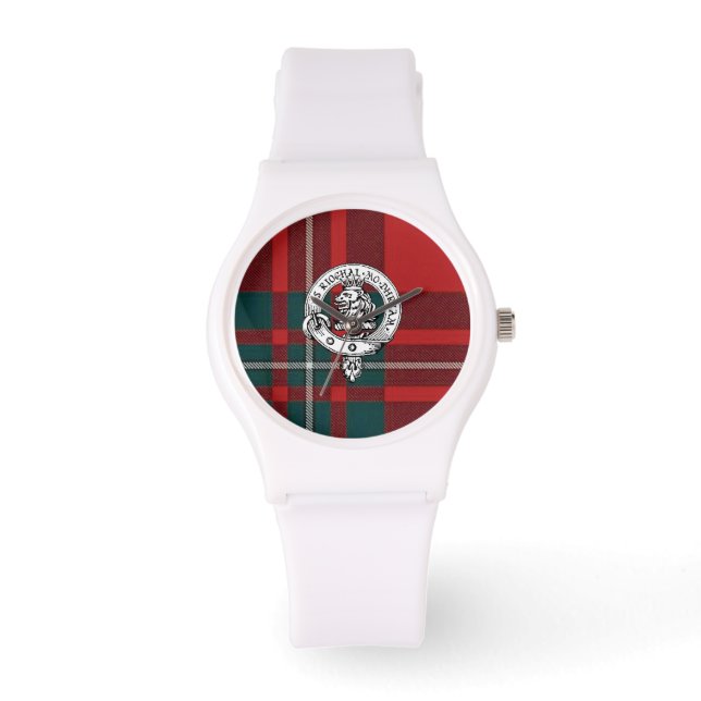 Klan Gregor/MacGregor Watch, White Sport Armbandsur (Framsida)