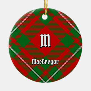 Klan Gregor Tartan Ceramic Ornament
