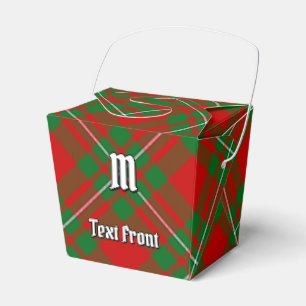 Klan Gregor Tartan Favor Box Presentaskar