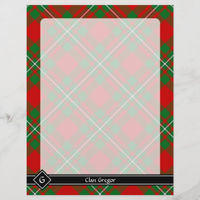Klan Gregor Tartan Flyer (Framsidan)