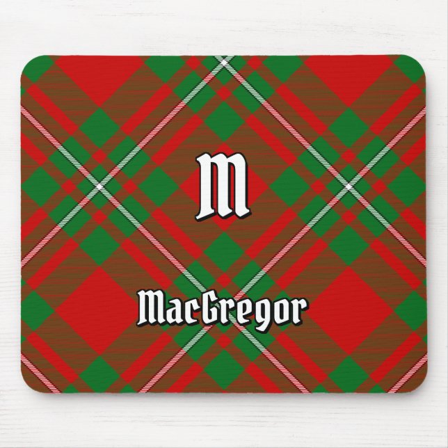 Klan Gregor Tartan Mouse Pad Musmatta (Framsidan)