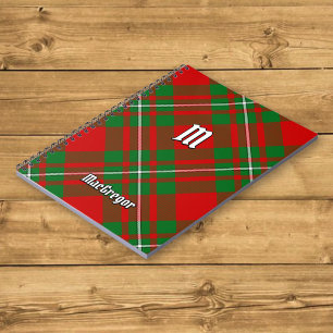 Klan Gregor Tartan Notebook Anteckningsbok