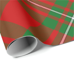 Klan Gregor Tartan Wrapping Papper Presentpapper