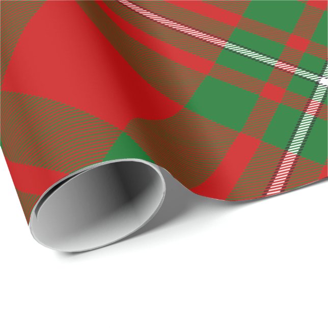 Klan Gregor Tartan Wrapping Papper Presentpapper (Rullad Hörn)