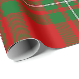 Klan Gregor Tartan Wrapping Papper Presentpapper