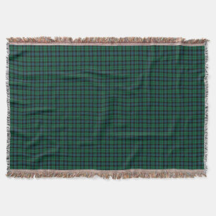 Klan gröna MacKay och blåttskottTartan Filt