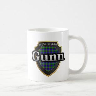 Klan Gunn Scottish Dynasty Tartan Mugg Kopp